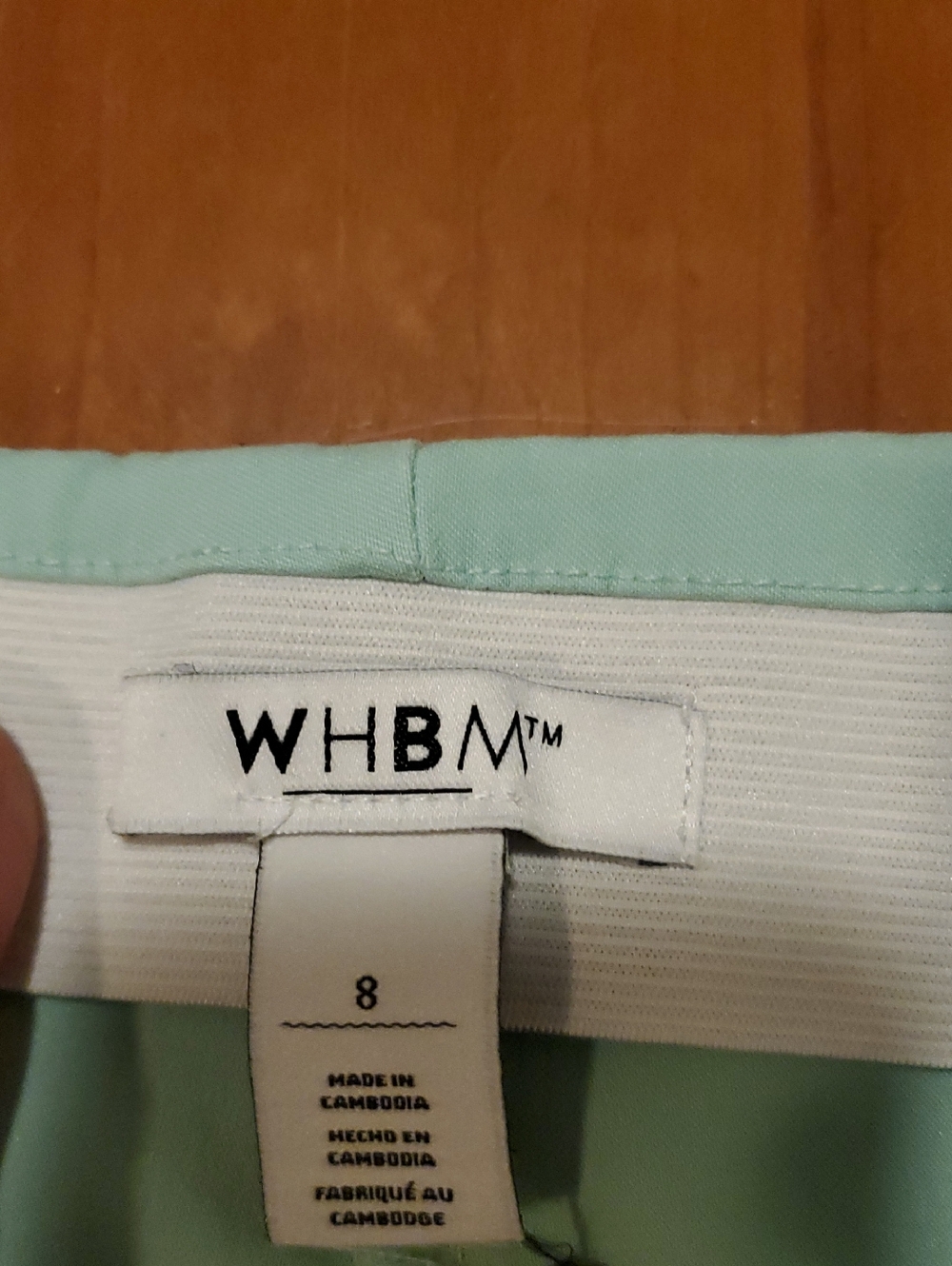 White House Black Market Mint Capri Size 8 - Picture 2 of 9